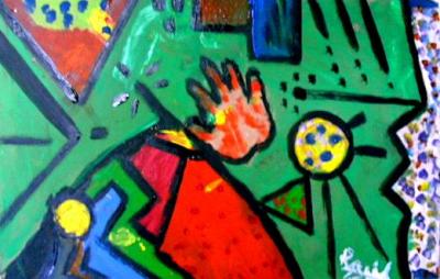 Cuadro abstracto, Raul Sancho