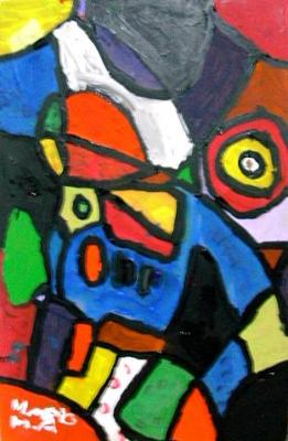 Cuadro abstracto, Mario Hernandez