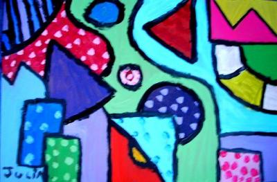 Cuadro abstracto, Julia Gomez