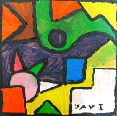 Cuadro abstracto, Javi